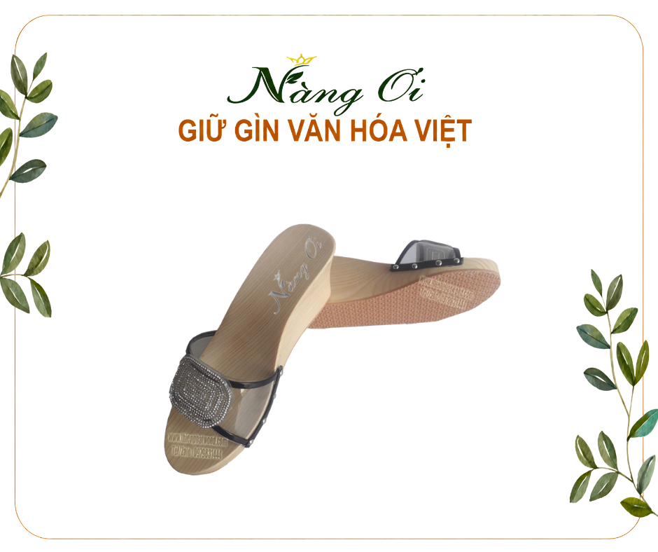 guốc gỗ thông